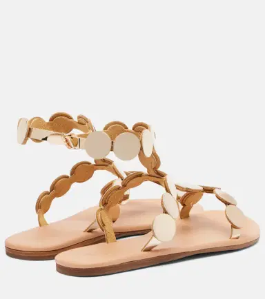 Ancient Greek Sandals Triton embellished leather gladiator sandals | Thumbnail 2