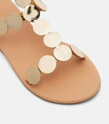 Ancient Greek Sandals Triton embellished leather gladiator sandals | Thumbnail 4