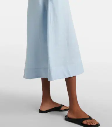 ASCENO Nisha linen midi dress | Thumbnail 3 ASCENO Nisha linen midi dress | Thumbnail 3
