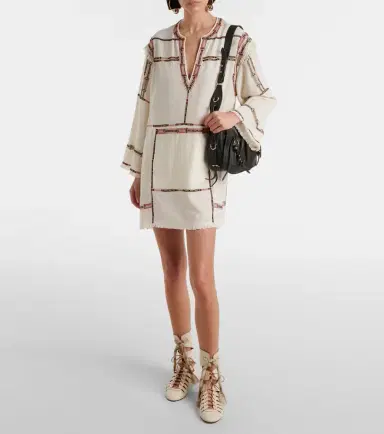Isabel Marant Freya silk minidress | Thumbnail 2