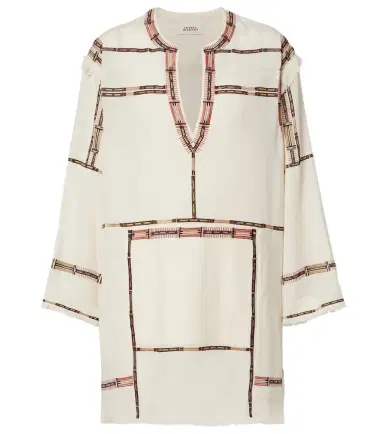 Isabel Marant Freya silk minidress | Thumbnail 1