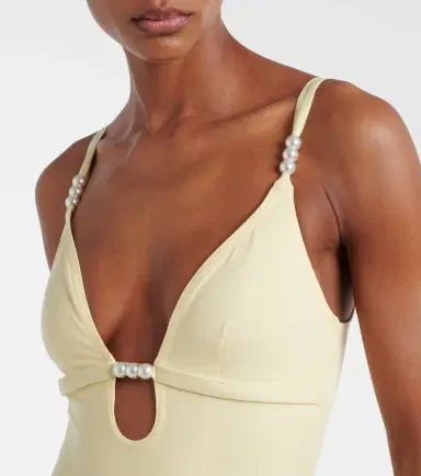 Karla Colletto Embellished swimsuit | Thumbnail 2