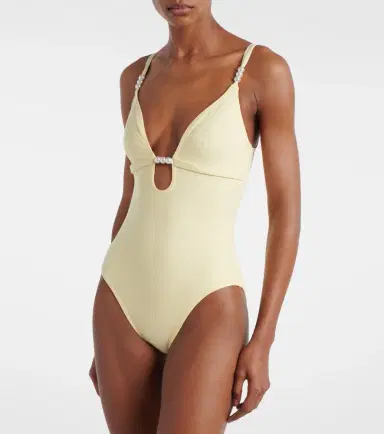 Karla Colletto Embellished swimsuit | Thumbnail 4
