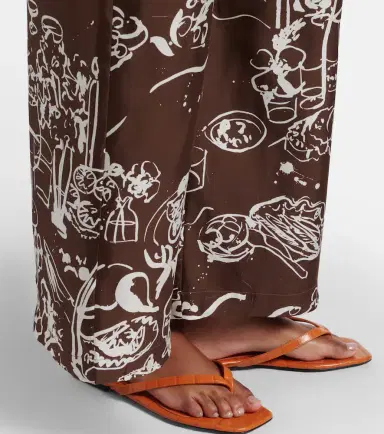 Asceno Isola printed silk twill wide-leg pants | Thumbnail 5