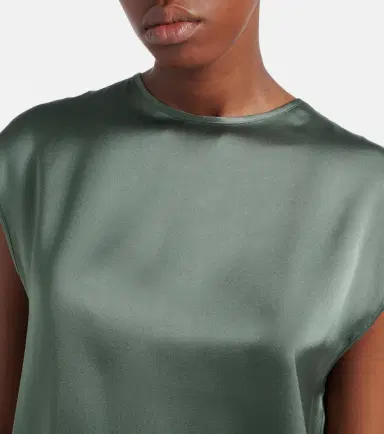 Asceno Dasha silk twill top | Thumbnail 5