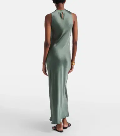 Asceno Tallin silk maxi dress | Thumbnail 4
