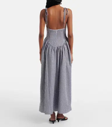 Bananhot Paloma gingham cotton poplin maxi dress | Thumbnail 2 Bananhot Paloma gingham cotton poplin maxi dress | Thumbnail 2
