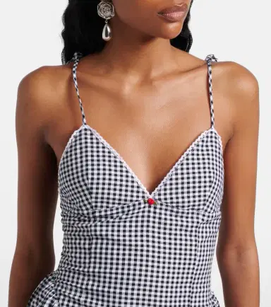 Bananhot Paloma gingham cotton poplin maxi dress | Thumbnail 5 Bananhot Paloma gingham cotton poplin maxi dress | Thumbnail 5