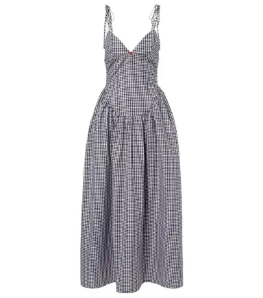 Bananhot Paloma gingham cotton poplin maxi dress | Thumbnail 1 Bananhot Paloma gingham cotton poplin maxi dress | Thumbnail 1