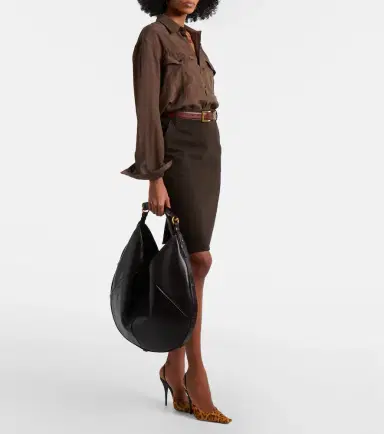 Saint Laurent Mombasa Large leather shoulder bag | Thumbnail 8 Saint Laurent Mombasa Large leather shoulder bag | Thumbnail 8