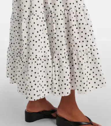 Rixo Kendall polka-dot cotton midi dress | Thumbnail 2