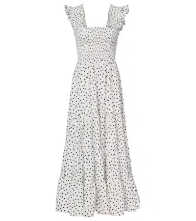 Rixo Kendall polka-dot cotton midi dress | Thumbnail 1