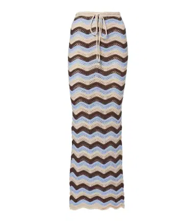 Bananhot Helena open-knit cotton-blend maxi skirt | Thumbnail 1 Bananhot Helena open-knit cotton-blend maxi skirt | Thumbnail 1