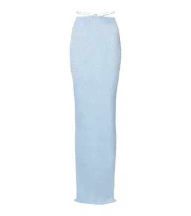 Bananhot Alma sequined knitted maxi skirt | Thumbnail 1