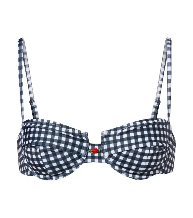 Esme gingham bikini top