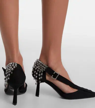 Prada Crystal-embellished pumps | Thumbnail 6