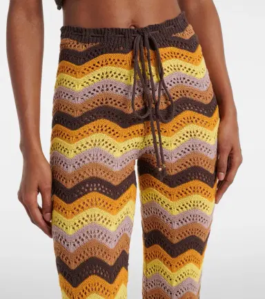 Bananhot Kim cotton-blend flared pants | Thumbnail 4
