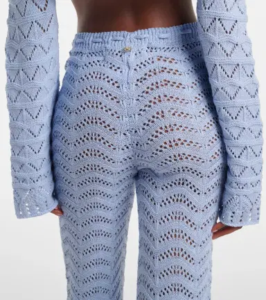 Bananhot Kim cotton-blend flared pants | Thumbnail 4