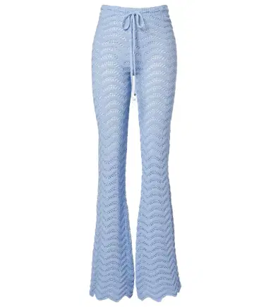 Bananhot Kim cotton-blend flared pants | Thumbnail 1