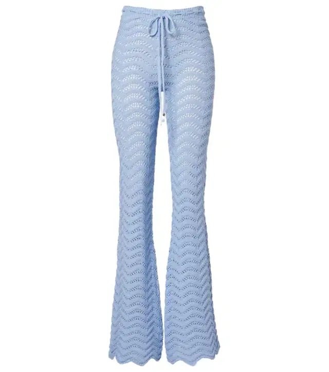 Kim cotton-blend flared pants