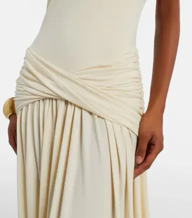 Bananhot Zoya draped halterneck maxi dress | Thumbnail 4