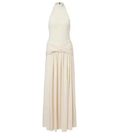 Bananhot Zoya draped halterneck maxi dress | Thumbnail 1