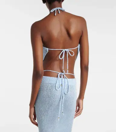 Bananhot Liz sequined halterneck top | Thumbnail 3