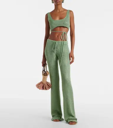 Bananhot Liz sequined flared pants | Thumbnail 3