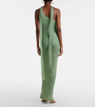 Bananhot Aretha sequined one-shoulder maxi dress | Thumbnail 2