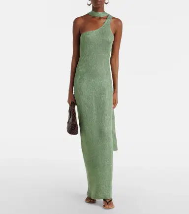 Bananhot Aretha sequined one-shoulder maxi dress | Thumbnail 3