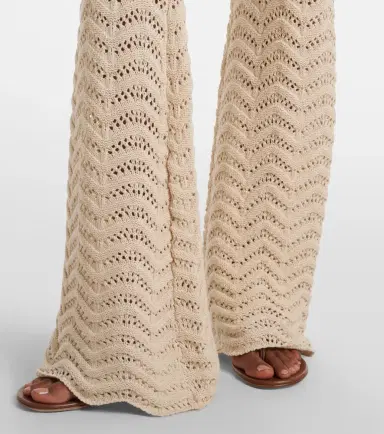 Bananhot Kim cotton-blend flared pants | Thumbnail 5