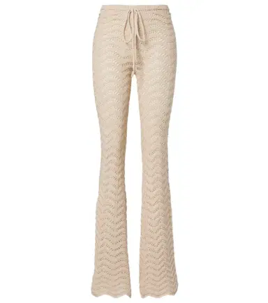 Bananhot Kim cotton-blend flared pants | Thumbnail 1