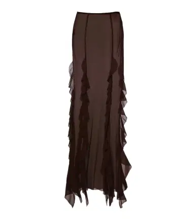 Bananhot Ora ruffled maxi skirt | Thumbnail 1