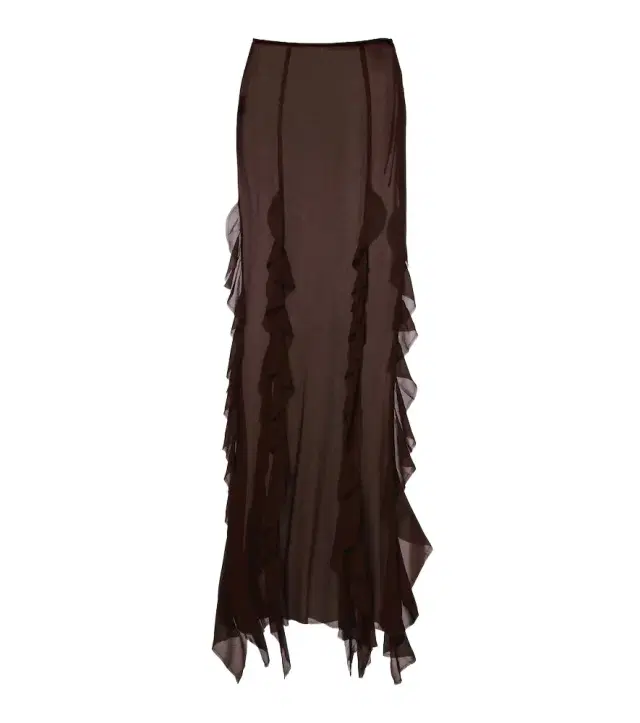 Ora ruffled maxi skirt