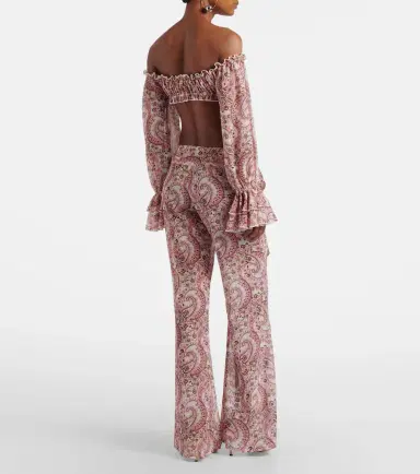 Bananhot Bowie paisley flared pants | Thumbnail 3