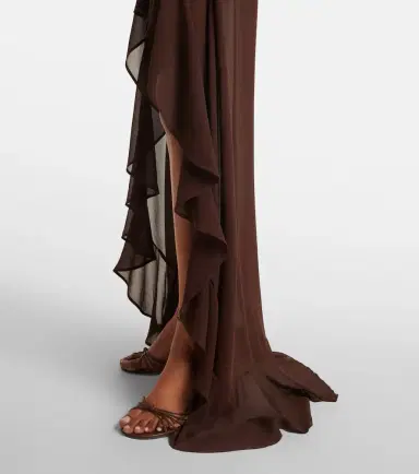 Bananhot Giselle asymmetric tiered maxi dress | Thumbnail 7 Bananhot Giselle asymmetric tiered maxi dress | Thumbnail 7
