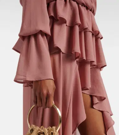 Bananhot Giselle asymmetric tiered maxi dress | Thumbnail 3 Bananhot Giselle asymmetric tiered maxi dress | Thumbnail 3