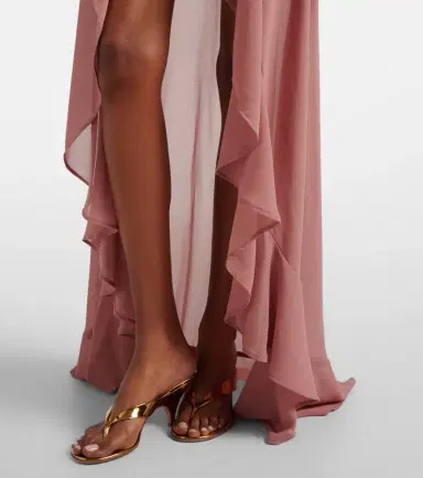 Bananhot Giselle asymmetric tiered maxi dress | Thumbnail 6 Bananhot Giselle asymmetric tiered maxi dress | Thumbnail 6