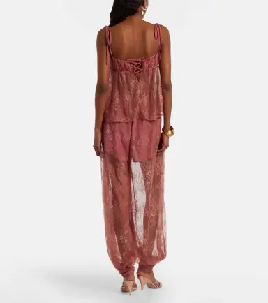 Bananhot Kendall sheer lace balloon pants | Thumbnail 3