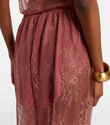 Bananhot Kendall sheer lace balloon pants | Thumbnail 4
