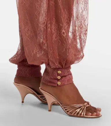 Bananhot Kendall sheer lace balloon pants | Thumbnail 5