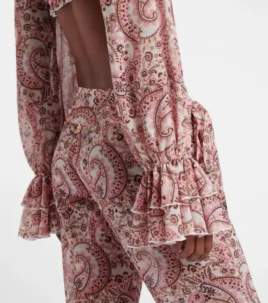 Bananhot Elma off-shoulder paisley crop top | Thumbnail 2