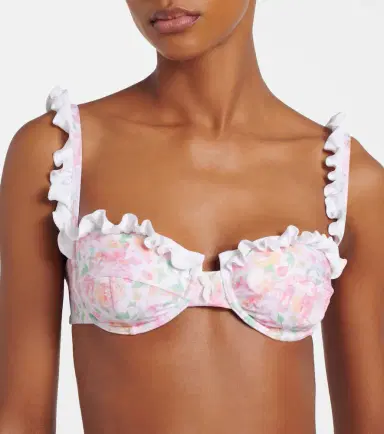 Bananhot Jena floral ruffled bikini top | Thumbnail 4 Bananhot Jena floral ruffled bikini top | Thumbnail 4