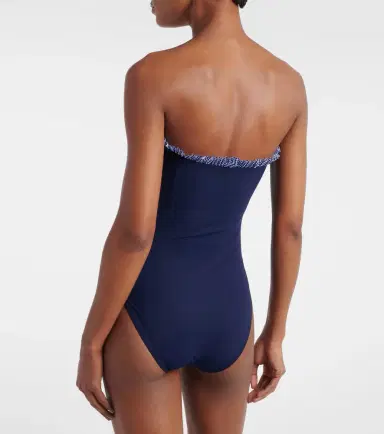 Karla Colletto Bandeau swimsuit | Thumbnail 3