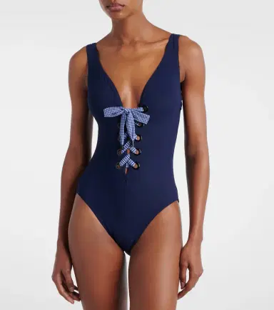 Karla Colletto Bow-detail swimsuit | Thumbnail 2