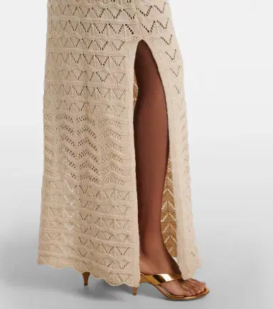Bananhot Rey crochet cotton-blend maxi dress | Thumbnail 2