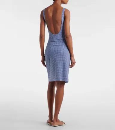 Karla Colletto Gingham beach cover-up | Thumbnail 2