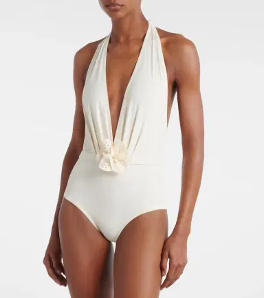 Karla Colletto Rosetta halterneck swimsuit | Thumbnail 3