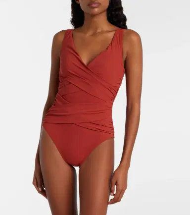 Karla Colletto Draped swimsuit | Thumbnail 3