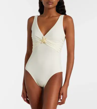 Karla Colletto Starfish embellished swimsuit | Thumbnail 3